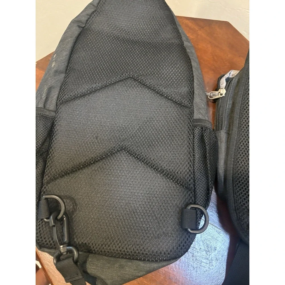 Waterfly Sling Bag Crossbody Backpack Gray Travel Hiking Chest Pack Daypack Men